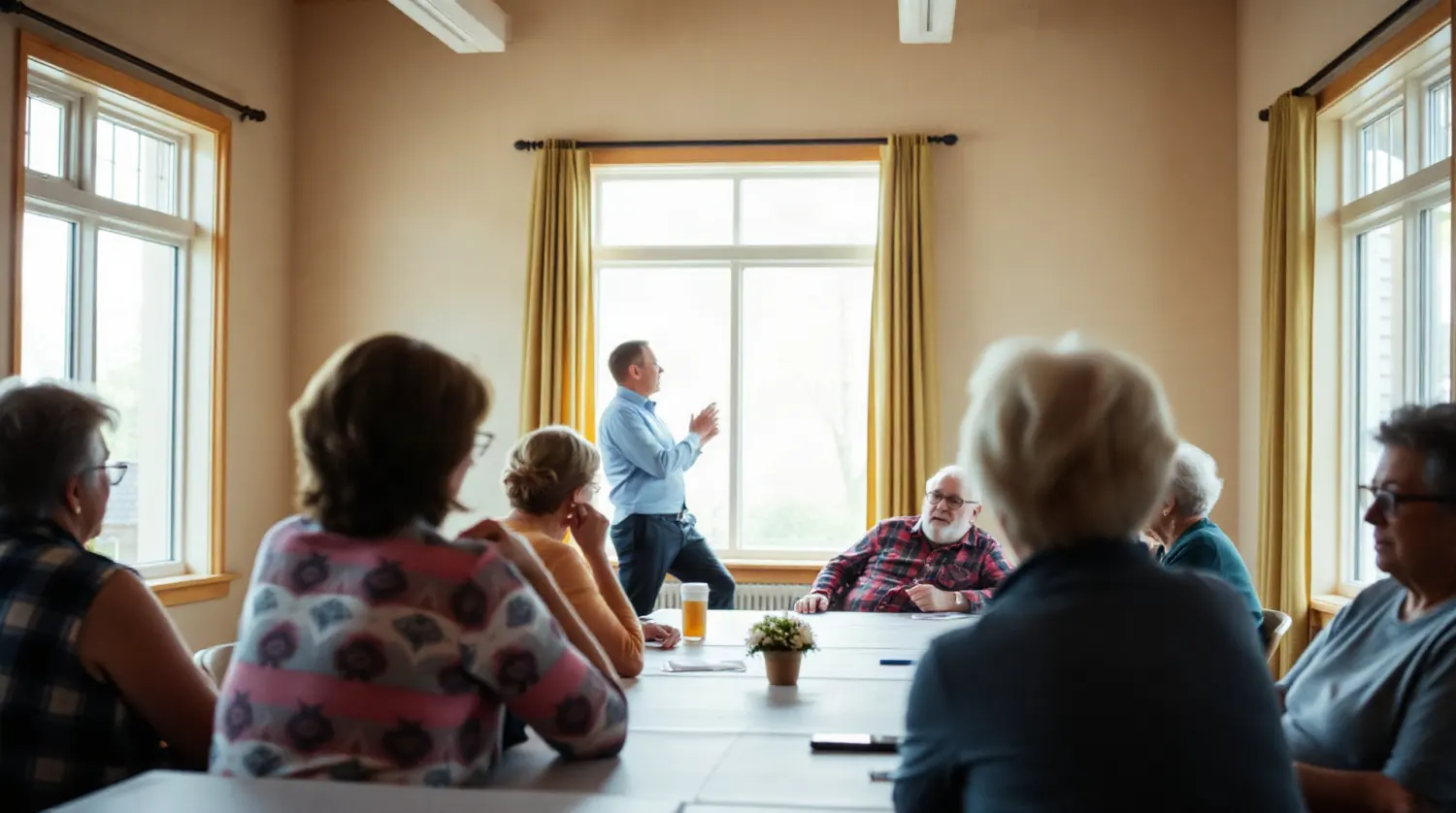 Coproprietaires réunis en assemblée générale de copropriété