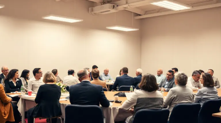 Réunion d'assemblée générale de copropriété