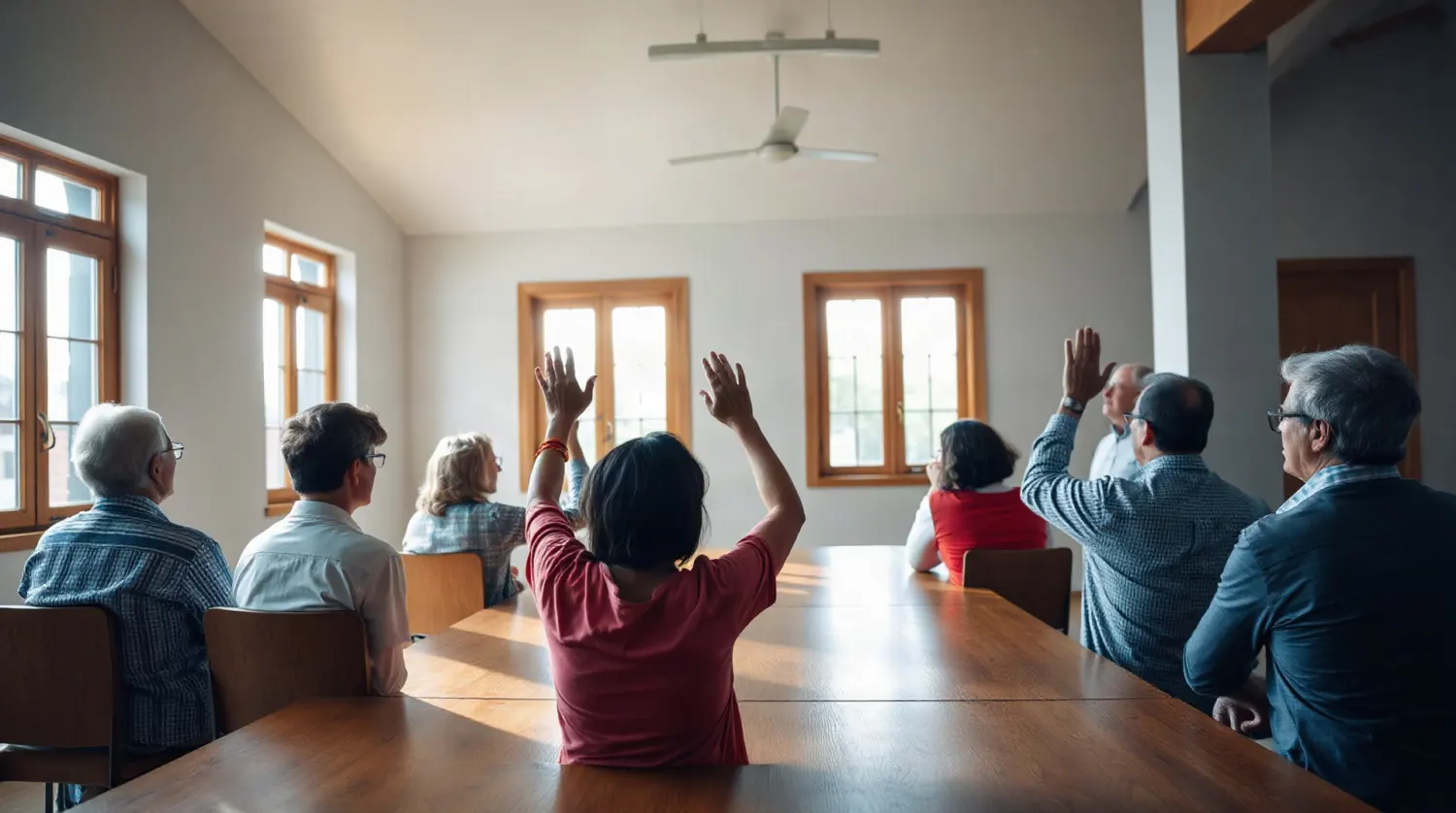 Réunion du conseil syndical en copropriété